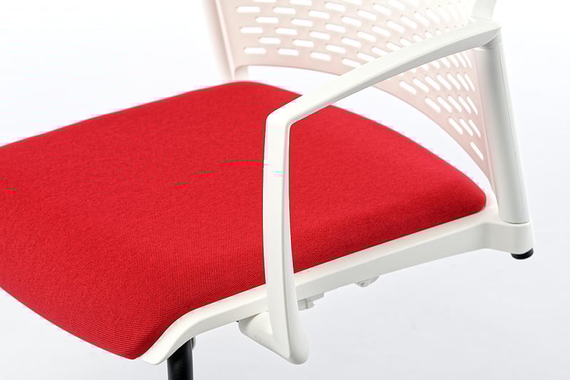 Unser Paris FS AL SP in weiß mit rotem Polster