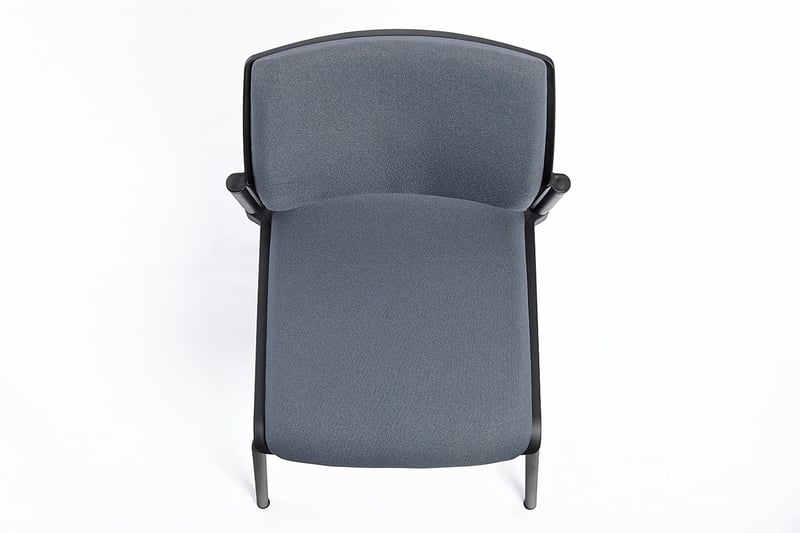 In der Draufsicht kann man die gebogene Rückenlehne des Paris SP RP gut erkennen