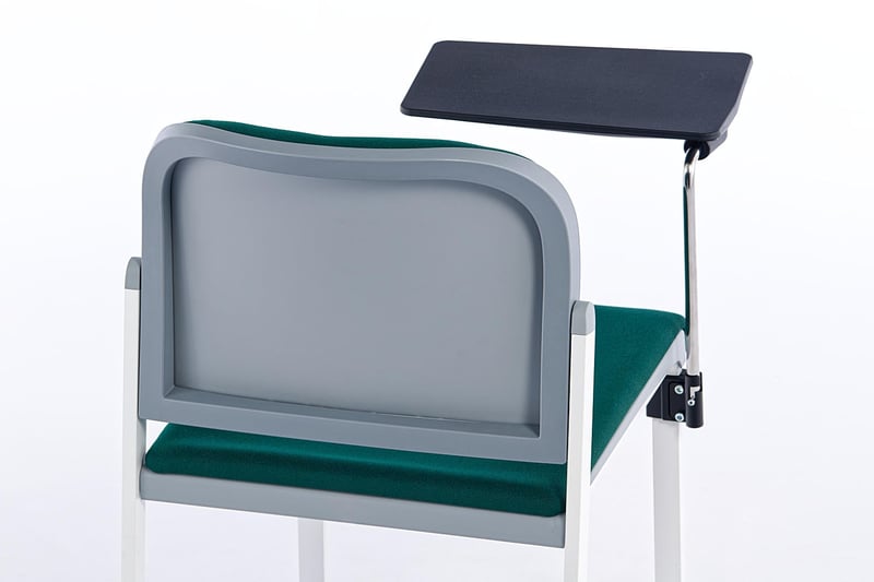 Von hinten ist die Rückseite der Rückenlehne gut zu erkennen