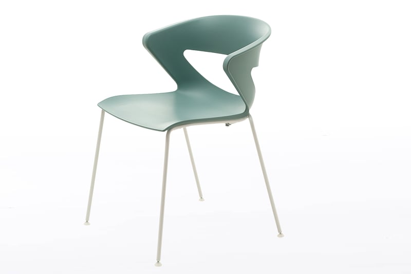 Der Kunststoffschalenstuhl Pisa ist sehr pflegeleicht