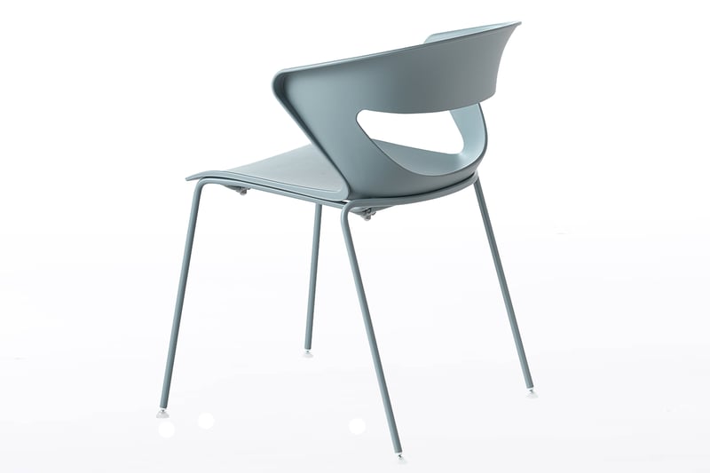 Der Pisa Kunststoffschalenstuhl ist sehr pflegeleicht