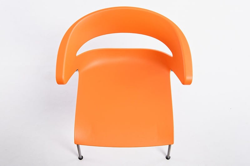 Unser Kunststoffstuhl Pisa in der Draufsicht