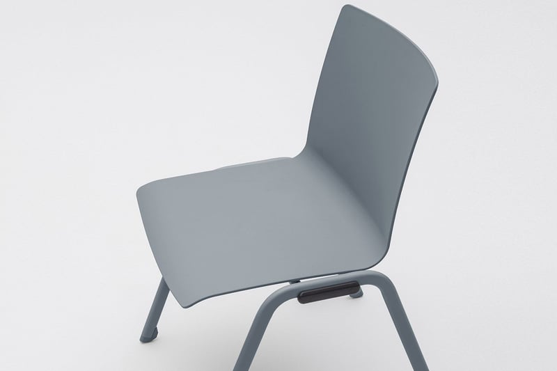 Die Rhodos mit Kunststoffsitzschale eignen sich auch für Warteräume