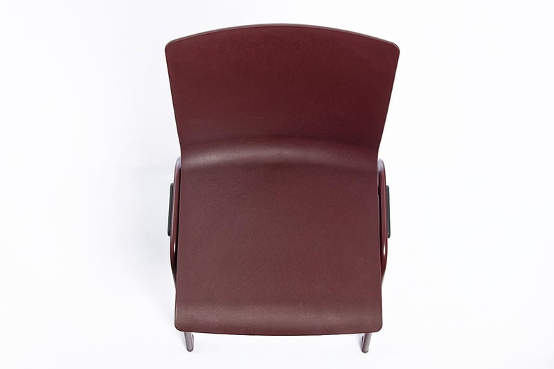 Unser Kunststoffschalenstuhl Rhodos in der Draufsicht