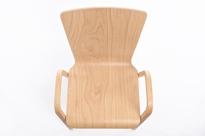 Der Holz Armlehnenstuhl Sydney in der Draufsicht