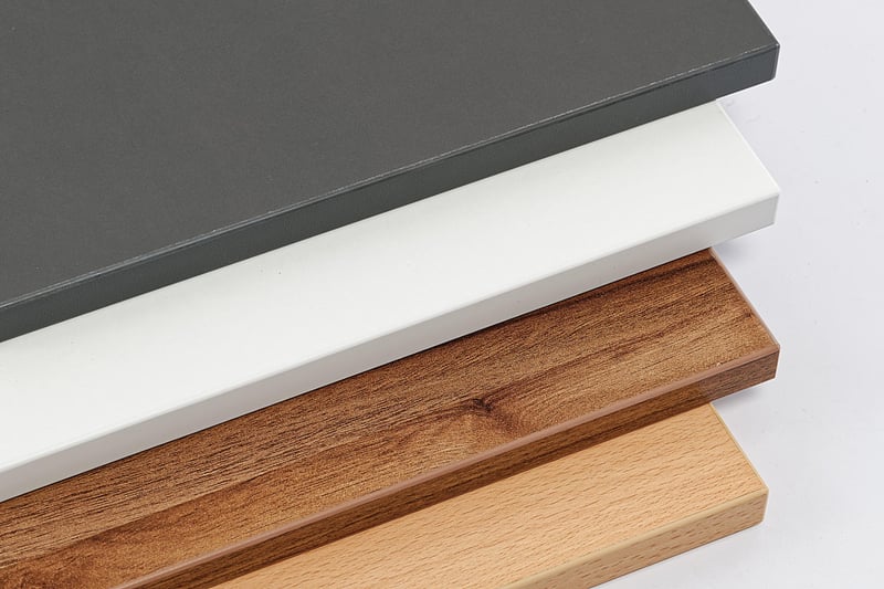 Die Tischplatten der Klapptische sind sehr hochwertig verarbeitet