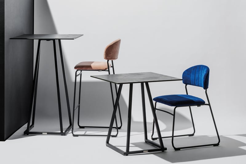 Die Sitzgelegenheiten der Modellfamilie Texel sind sehr bequem