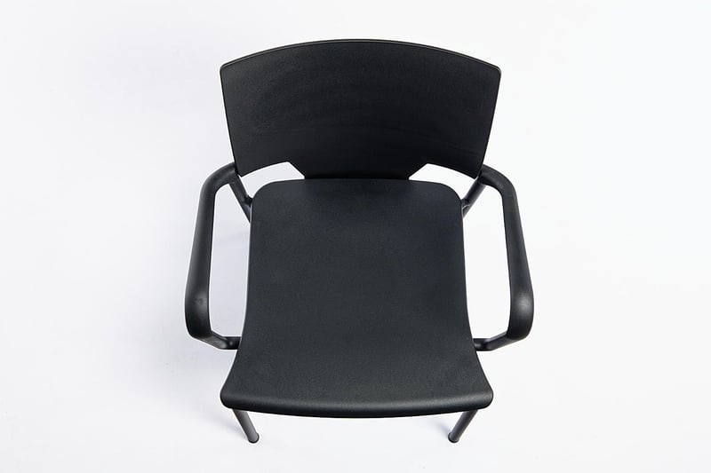 Unser Kunststoffstuhl Vegas AL in der Draufsicht