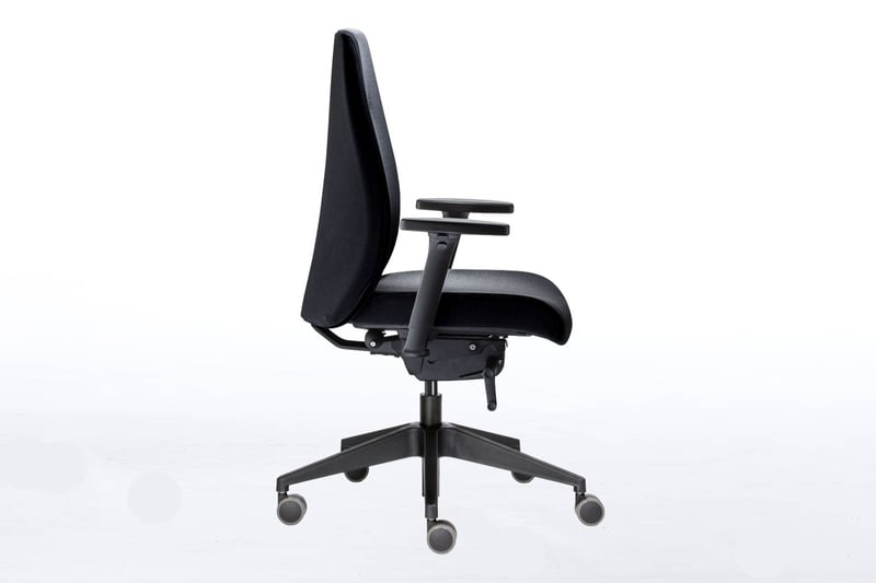 Unser Bürodrehstuhl Zypern in der Seitenansicht
