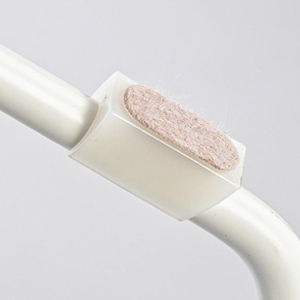 Mit hochwertigen Filzgleitern