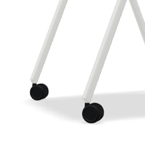 Mit harten Rollen für weiche Böden und Teppiche - zzgl. 12,95 €