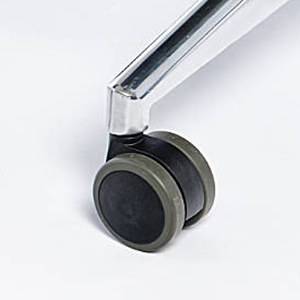 Mit weichen Rollen  für harte Böden - zzgl. 8,95 €